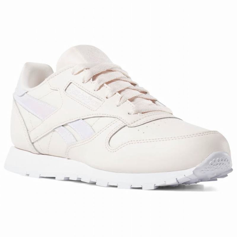 Tenisi Reebok Classic Leather Fete Roz/Albi Romania NW8741JZ